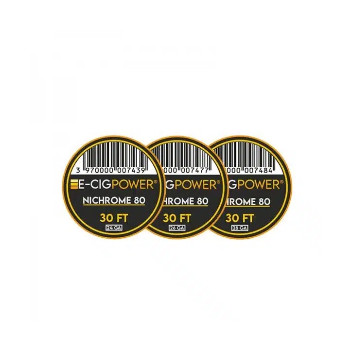 Bobine Ni80 30 ft - E-Cig Power Bobine Ni80 30 ft - E-Cig Power