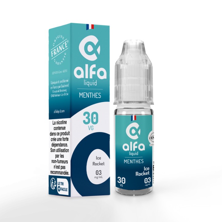 Alfaliquid Fraicheur - Menthe Polaire 10ml Alfaliquid Fraicheur - Menthe Polaire 10ml