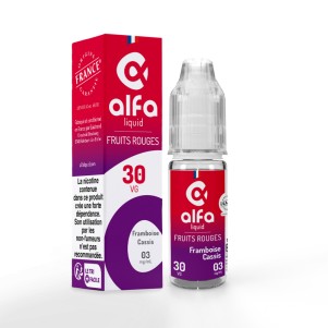 Alfaliquid Fruités - Framboise Cassis 10ml