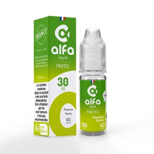 Alfaliquid Fruités - Pomme Verte 10ml