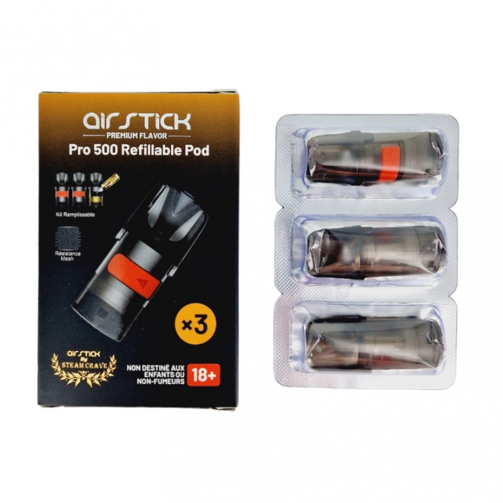 Cartouche Airstick Pro 500 - Steam Crave Cartouche Airstick Pro 500 - Steam Crave